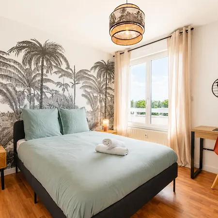 Palm Paradise - Ventilation & Fraicheur - Ideale Famille Et Proche Du Centre-ville